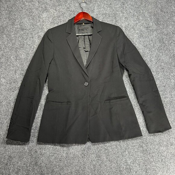 Elie Tahari Blazer Womens 10 Jacket 1 Button Stretch Notch Collar Pockets Lined - Picture 1 of 8